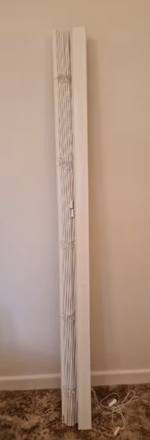 Photo of free White wooden venetian blind (Ugley CM22) #1