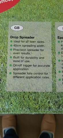 Photo of free Scotts Drop spreader for lawns - used (Hunstanton PE36) #3