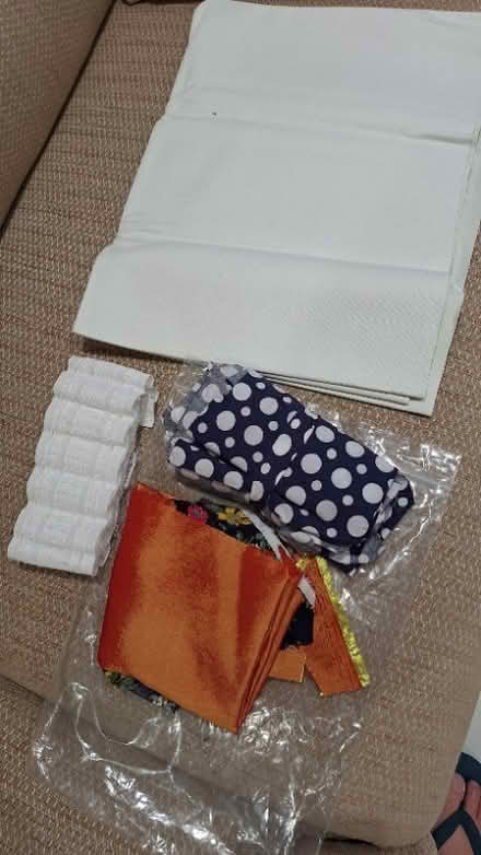 Photo of free Curtain fabric, liner & offcuts (Conniburrow MK14) #3