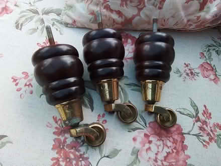 Photo of free Three sofa legs with castors (Timperley WA15) #1
