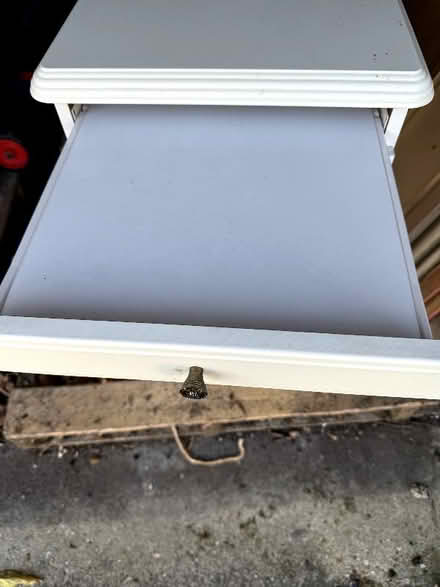 Photo of free White bedside cupboard (Putney SW15) #2