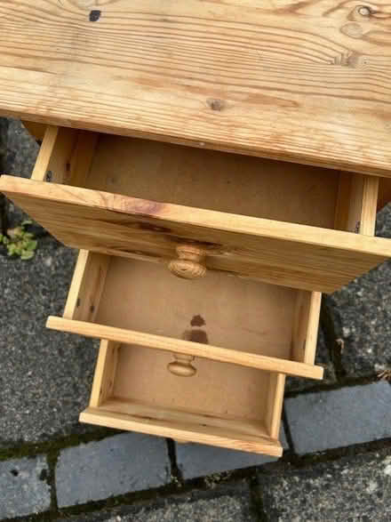 Photo of free Pine and MDF Bedside Drawers (Temple Cowley OX4) #2