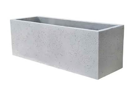 Photo of Concrete Trough Planter (Burton BH23) #1