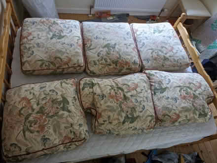 Photo of free Down filled cushions from a 3-seater sofa (Penicuik EH26) #1