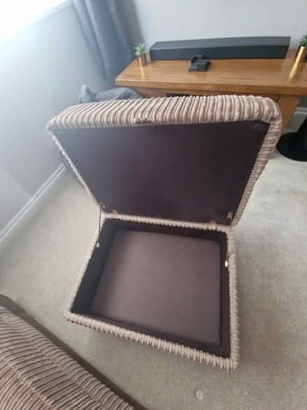 Photo of free Sofa and footstool (Peasedown St John CP) #2