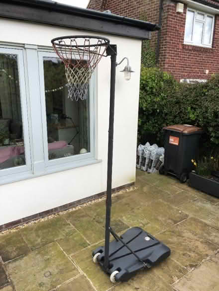 Photo of free Basketball hoop with net, pole, base and ball (Pannal HG2) #1