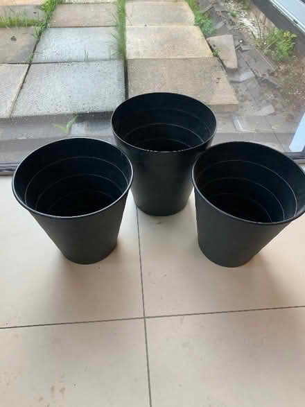 Photo of free 3 black bins NR4 area (Eaton NR4) #1