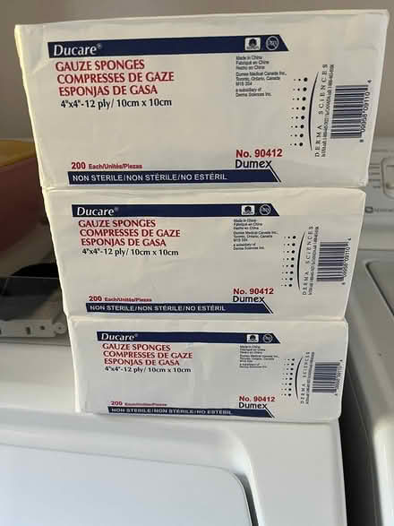 Photo of free Gauze pads (Cox and Seagull, Saratoga) #1