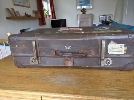 Photo of free Large vintage suitcase (Penicuik EH26) #3