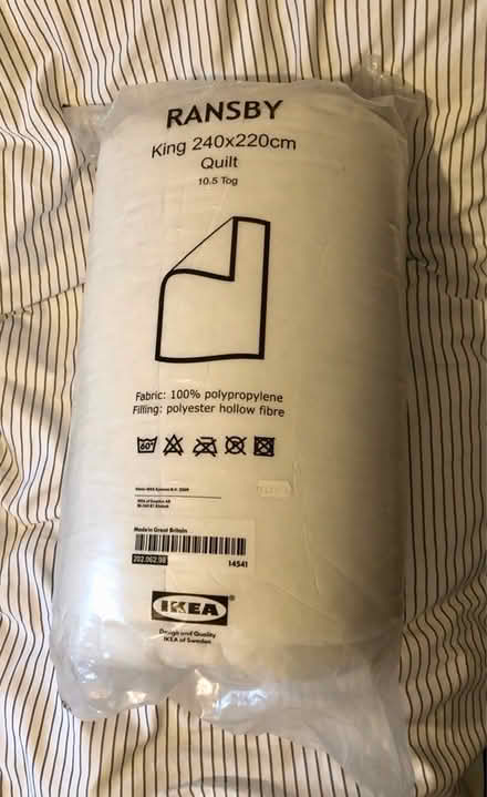 Photo of free King size duvet - brand new (Kendal) #1