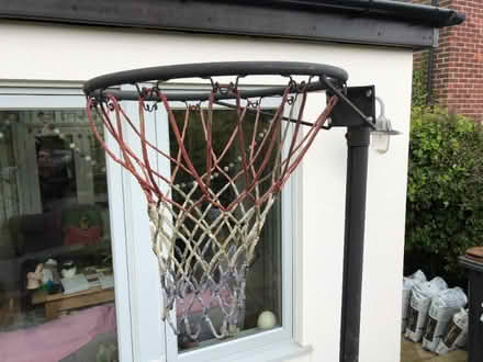 Photo of free Basketball hoop with net, pole, base and ball (Pannal HG2) #4