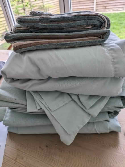 Photo of free Full length curtains, two super king size duvet cover sets (Painswick GL6) #2