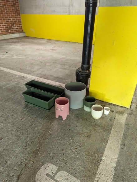 Photo of free Plant pots and long planters (Lordship Lane, London SE22) #1