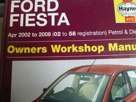 Photo of free Haynes Workshop Manual for Fiesta (North Tonbridge.) #1