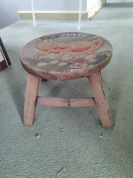 Photo of free Wooden child's stool (Wall's Quarry GL5) #1