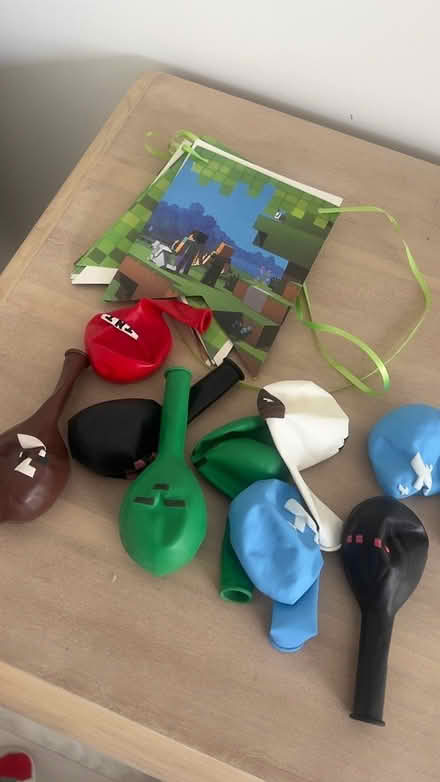 Photo of free Minecraft birthday decorations (TN27, Headcorn) #1