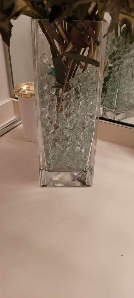 Photo of glass "marbles" or stones for vase (palm harbor) #1