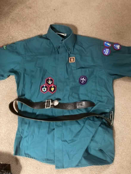 Photo of free Scout Shirt and Belt (Grappenhall WA4) #1