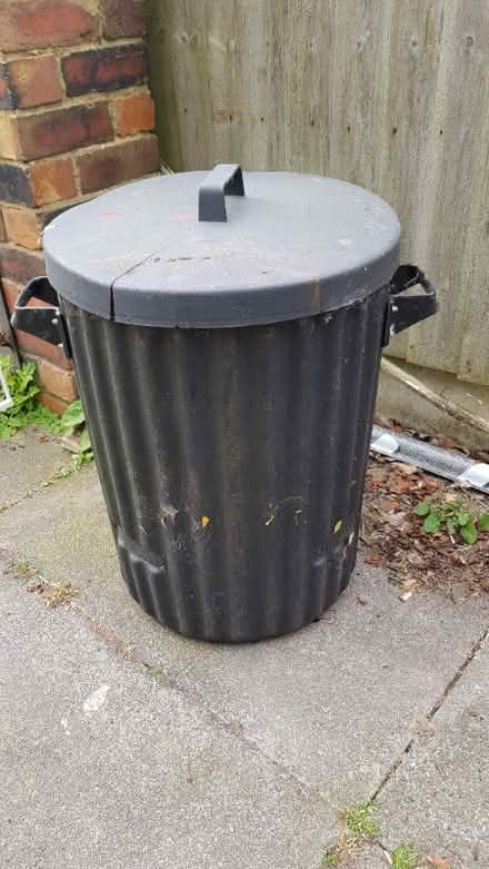 Photo of free Large plastic bin with lid (Orford WA2) #1