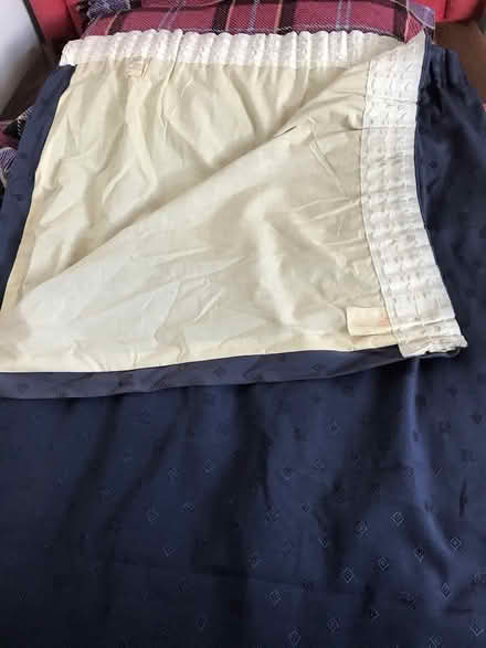 Photo of free Pair blue curtains (west Maidstone ME16 8) #1