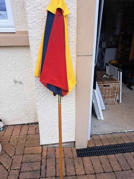 Photo of free Kids picnic table parasol (Oxenholme LA9) #1