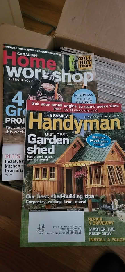 Photo of free Box of woodworking magazines (carlingwood) #1