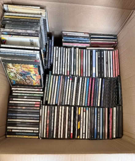 Photo of free Box of music CDs, mostly ‘90s (Hampton Hill TW12) #1