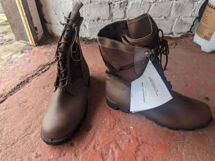 Photo of free Brown Jungle Boots (new) (EH12) #1