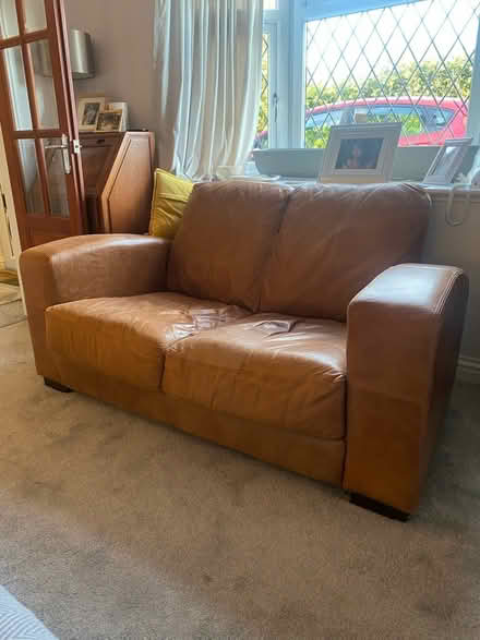Photo of free Leather Sofa (YO26) #1