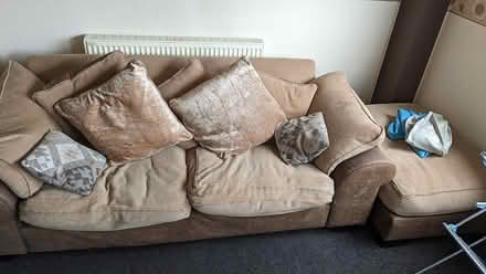 Photo of free Feather couch (Halfway G72) #1