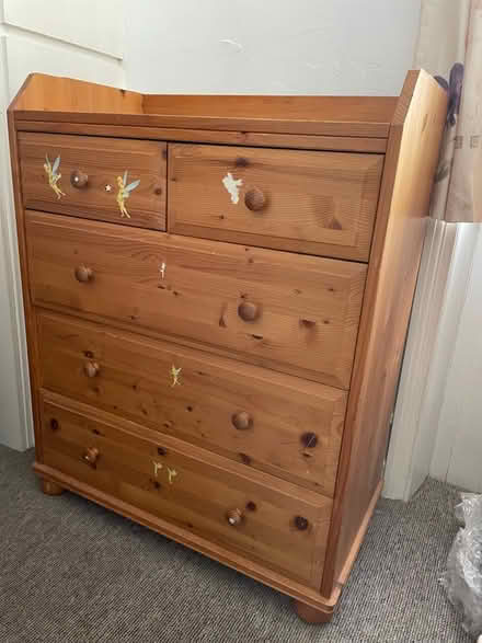 Photo of free Pine Chest of Drawers (Haworth) #2