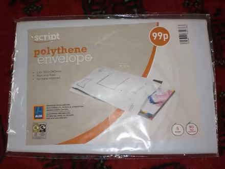 Photo of free Polythene envelopes (Penzance TR18) #1