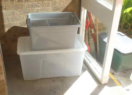 Photo of free Large Plastic containers (Colchester CO2) #1