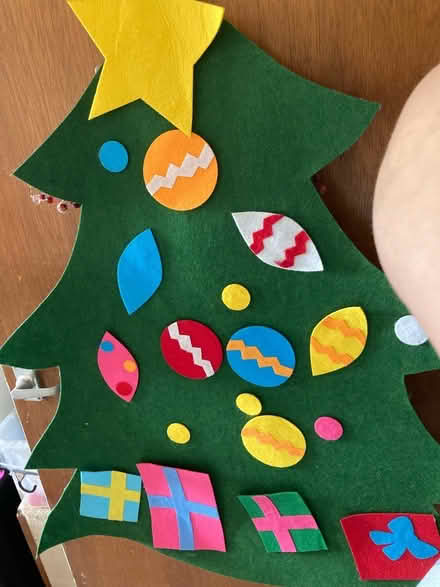 Photo of free Felt Xmas tree & Velcro decorations (Bristol BS14) #1