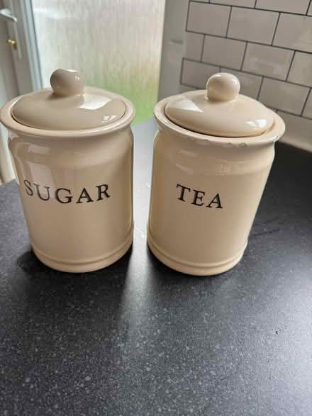 Photo of free Tea and sugar containers (Bowburn DH6) #1