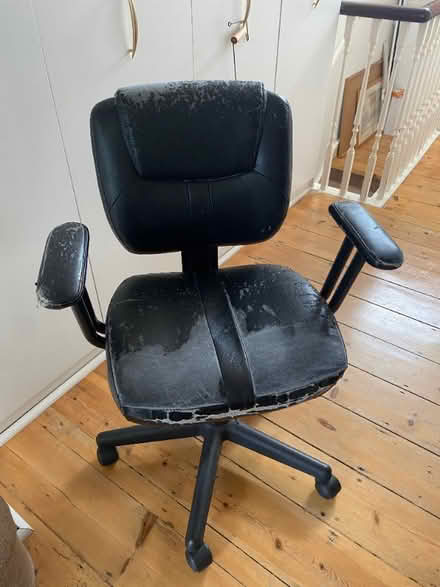 Photo of free Office chair, good condition with skye peeled off (Acton W3) #1
