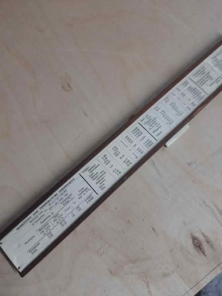 Photo of free Electrical slide rule (Stannington S6) #3