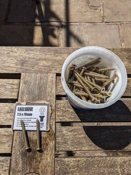 Photo of free Concrete screws (Congleton Hightown) #1