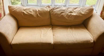 Photo of free Soft yellow sofa (Southport PR9) #1