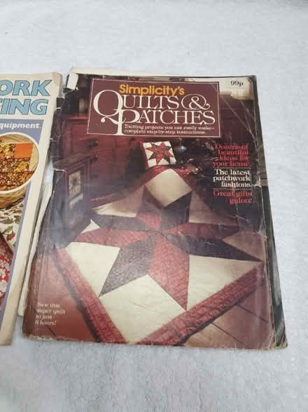 Photo of free Quilting and Patchwork, 3 mags and 1 book (Chilcompton) #3