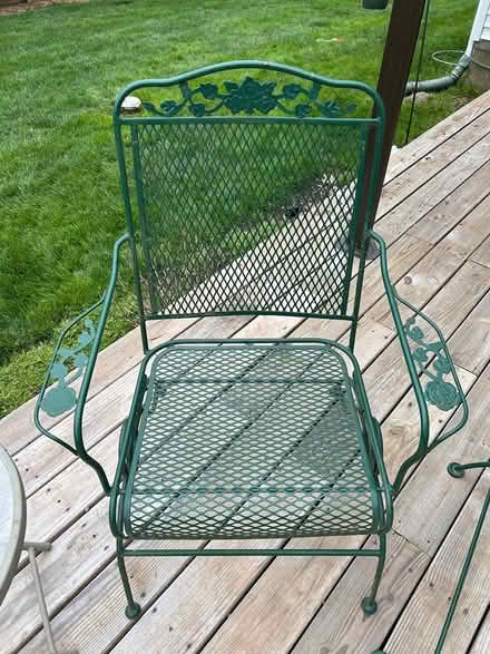 Photo of free 4 outdoor chairs (Doylestown) #1