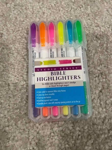 Photo of free Bible highlighters (Southeast DC (near JBAB)) #1