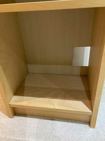 Photo of free Tall wood shelves (Cuckfield) #2