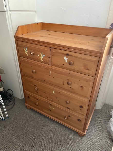 Photo of free Pine Chest of Drawers (Haworth) #1