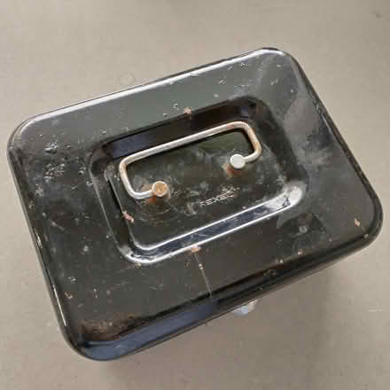 Photo of free Black metal cash tin - no key (Brookhouse LA2) #3