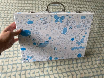 Photo of free Cardboard suitcase (Heaton Chapel SK4) #1