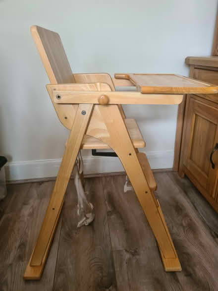 Photo of free Wooden highchair (Rose Green PO21) #2
