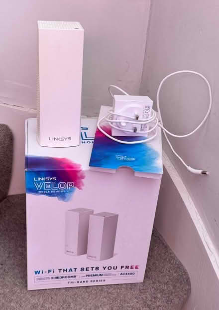 Photo of free Linksys Mesh Wi-Fi system AC4400 plus extra base (Hampton Hill TW12) #1