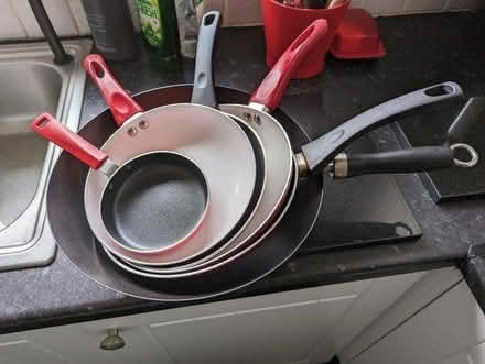 Photo of free Red frying pans & wok (Bolton-le-Sands LA5) #4