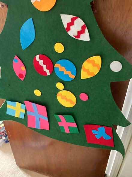 Photo of free Felt Xmas tree & Velcro decorations (Bristol BS14) #2